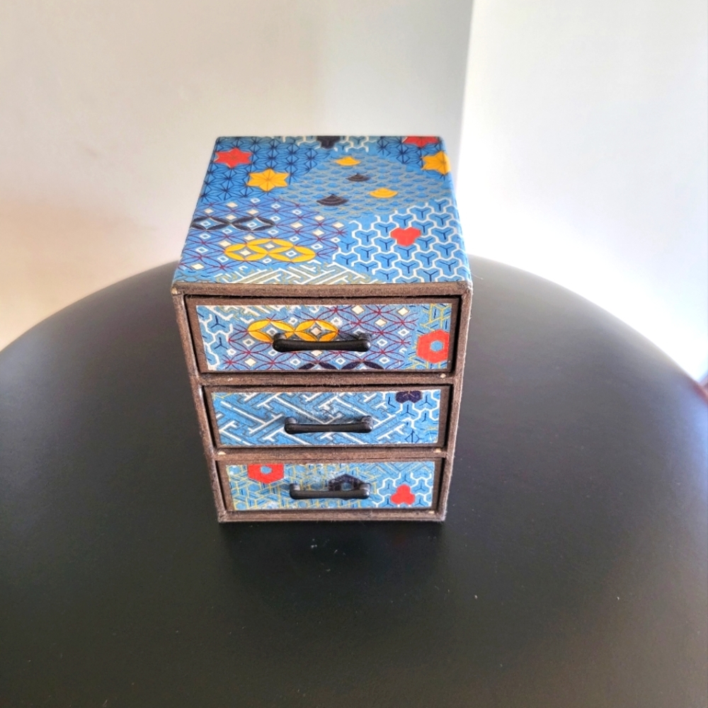 3 Story Small Paper Drawer, Each drawer - 3.25"×3.75"×1.2"